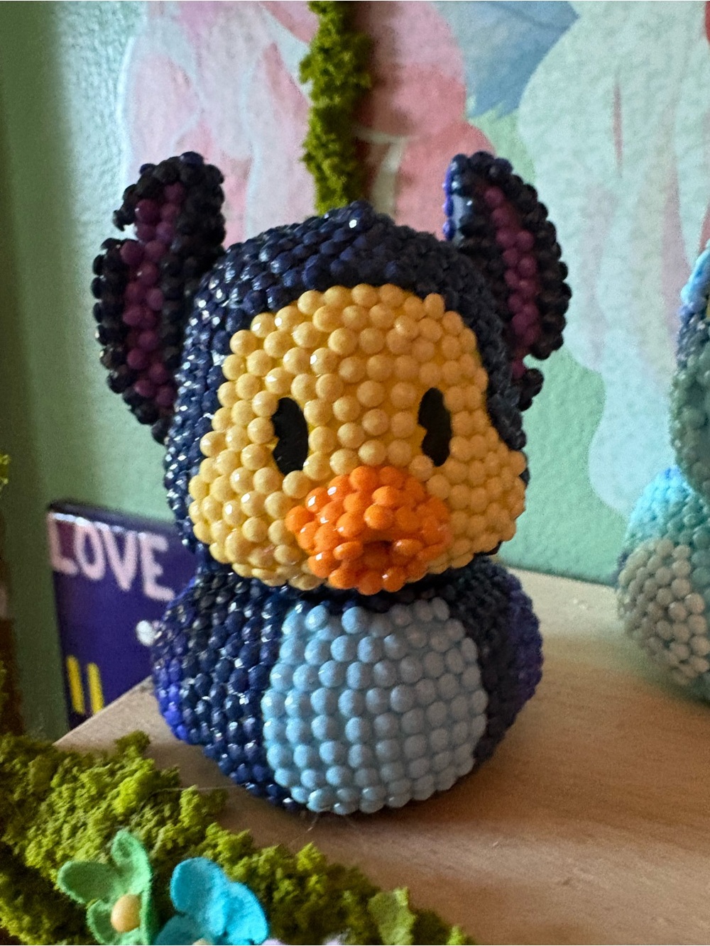 Stitch inspired duck with Orange Beak - Unbranded